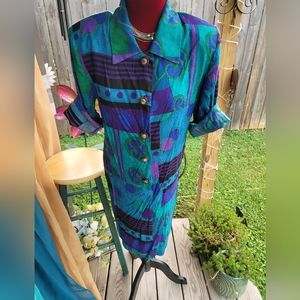 Vibrant Office Dress